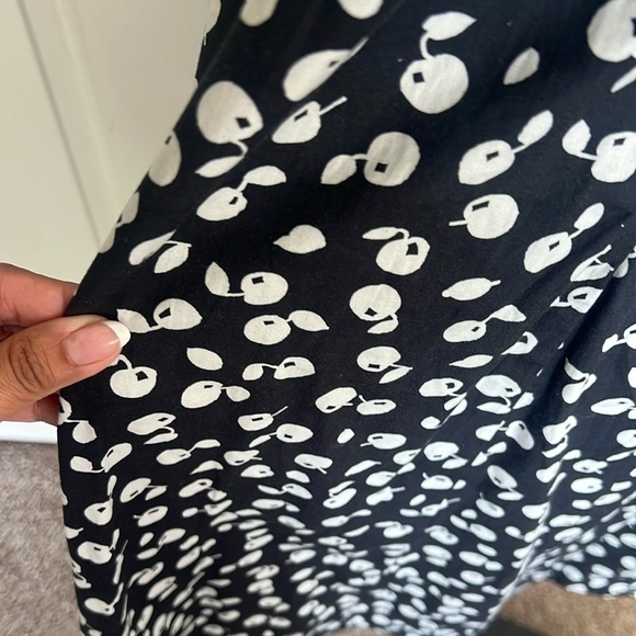 MAEVE Anthropologie Cecilia Pettersson Tie-Front Midi Dress - Picture 9 of 11